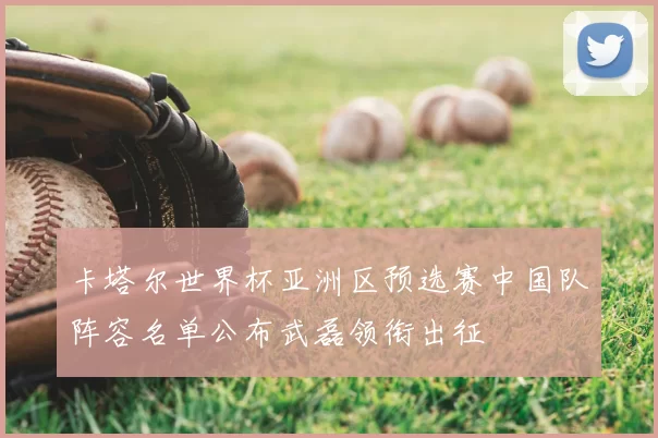 卡塔尔世界杯亚洲区预选赛中国队阵容名单公布武磊领衔出征