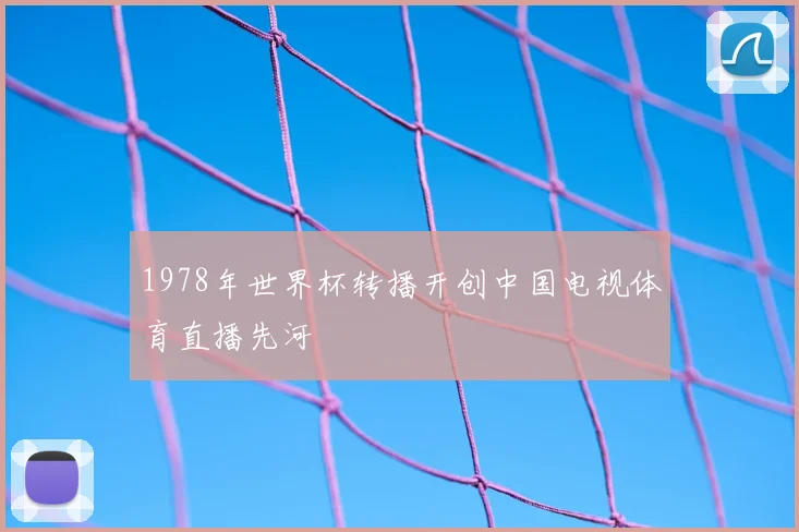 1978年世界杯转播开创中国电视体育直播先河